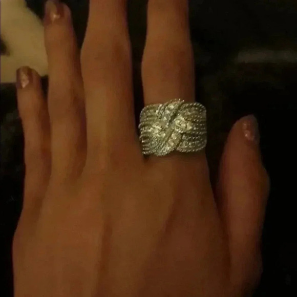 Luxury Big 925 Sterling silver Rings NWB… - Picture 8 of 13